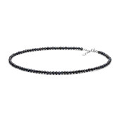Colier perle naturale negre si argint 40 cm DiAmanti FORB445-C-G